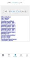 Chris Mayson Golf App screenshot 1