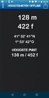 Hoogtemeter offline screenshot 1