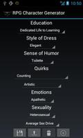 RPG Character Generator screenshot 3