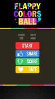 Flappy Colors Ball Affiche
