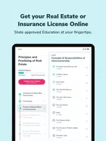 برنامه‌نما Aceable Real Estate, Insurance عکس از صفحه