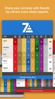 7 Wonders Score Sheet poster
