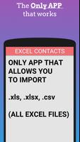 Excel To Contacts - import xls Poster