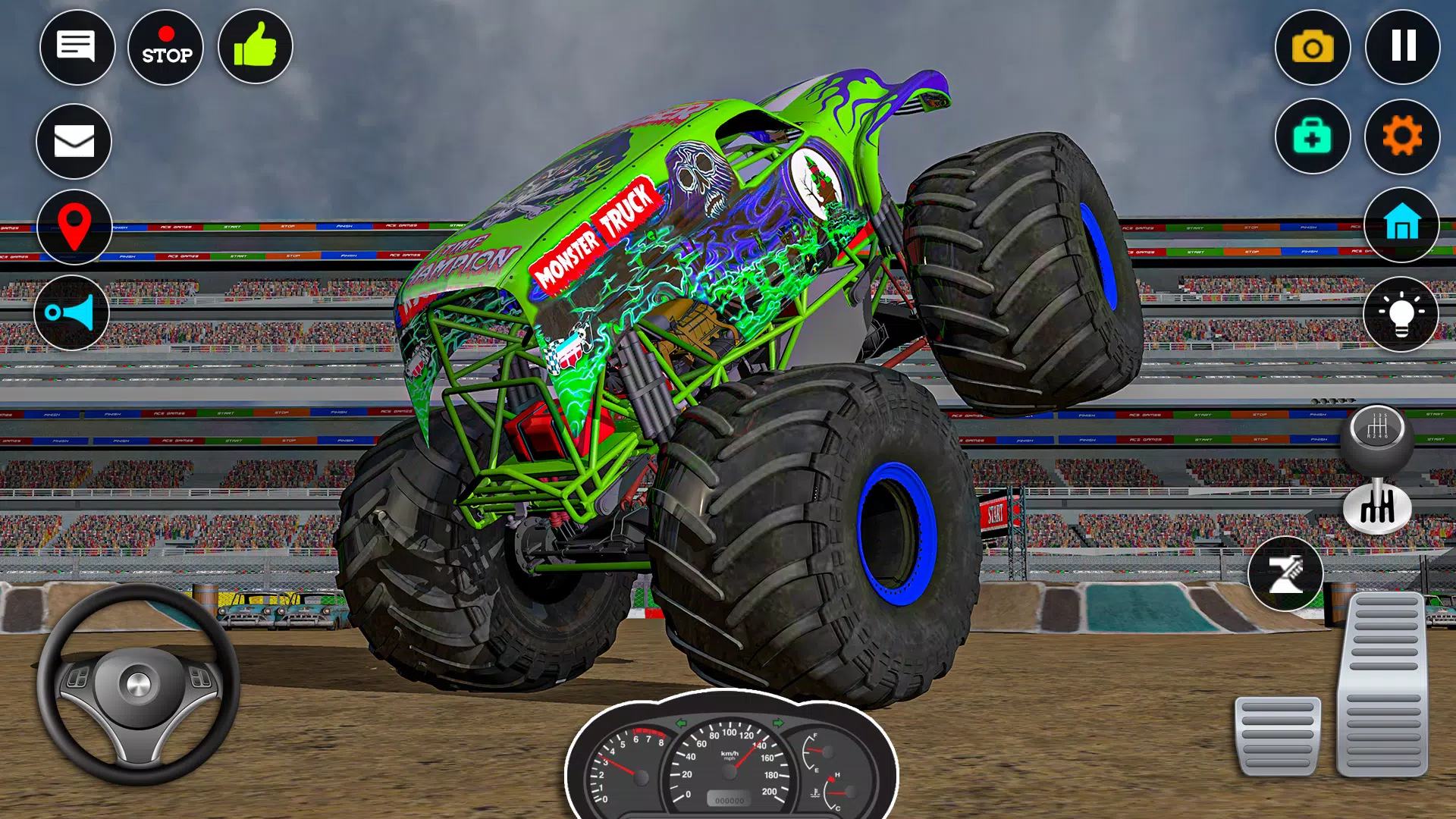 Download do APK de Monster Truck Mad Racing Game para Android