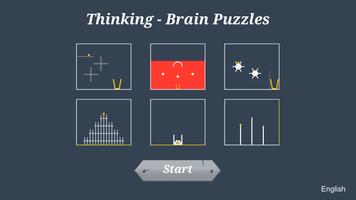 Thinking - Brain Puzzles โปสเตอร์