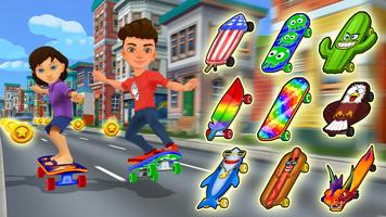 Skate Run Endless Skateboard الملصق