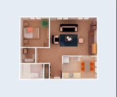 3D Small Home Design plakat
