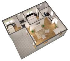 2 Schermata 3D piccolo Home Design