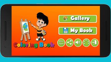 Kids Coloring Book - Mixed Categories poster