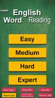 Learn English Word Reading poster