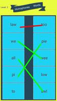 Kids English Homophones/rhyming Words Learning imagem de tela 3
