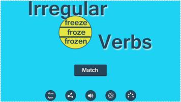 Kids English Irregular Verbs Learning poster