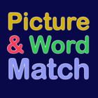 Bild-Wort-Matching-Spiel Zeichen