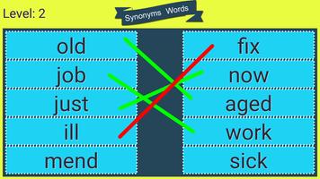 Synonyms/thesaurus Words Learning capture d'écran 2