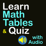 Math Tables with Quiz - Audio icon