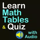 Math Tables with Quiz - Audio icon