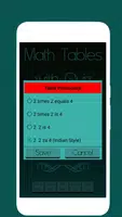 Math Tables with Quiz - Audio screenshot 4
