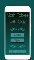 Math Tables with Quiz - Audio poster