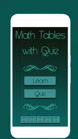 Math Tables with Quiz - Audio poster