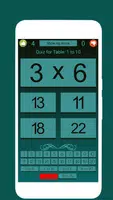 Math Tables with Quiz - Audio screenshot 2