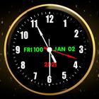Analog Clock Live Wallpaper HD icône