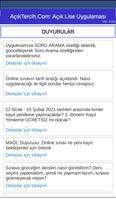 Açık Tercih Açık Lise Test Çöz screenshot 2