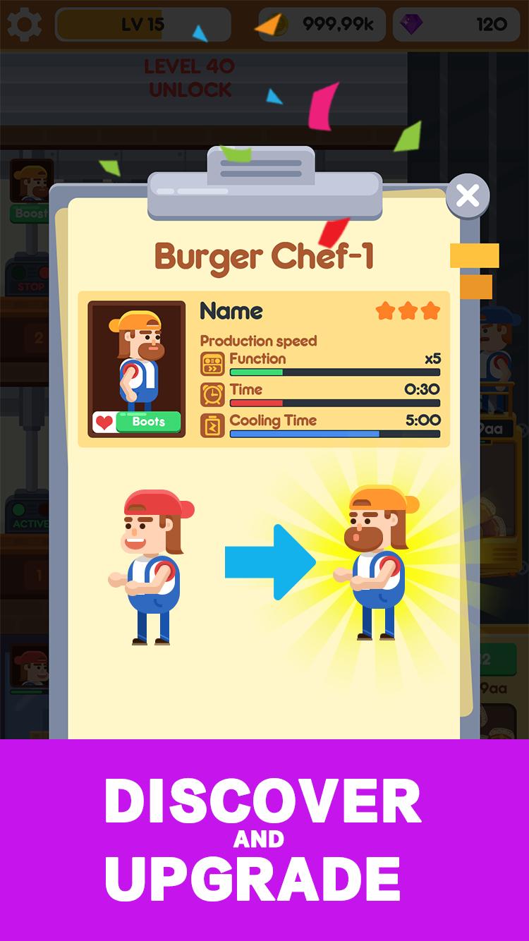 Idle Burger Factory For Android Apk Download - gear factory tycoon roblox