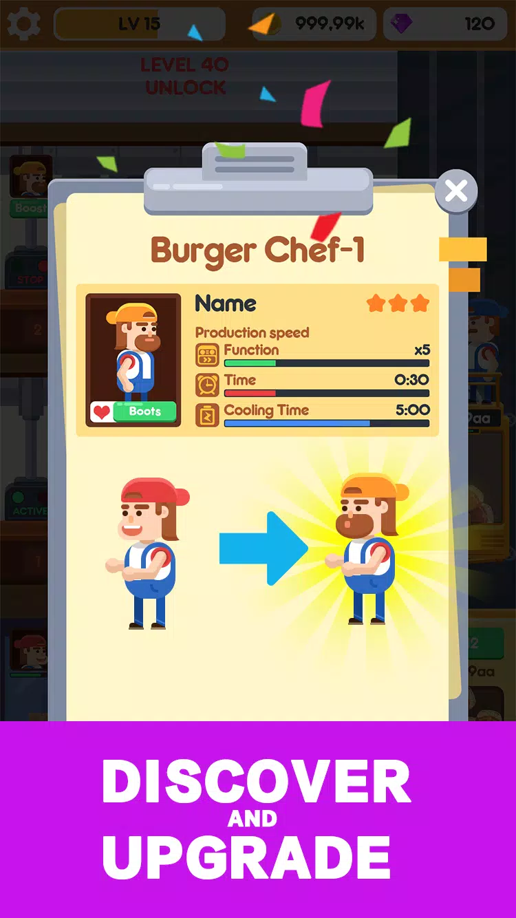 Download do APK de Idle Burger Factory para Android