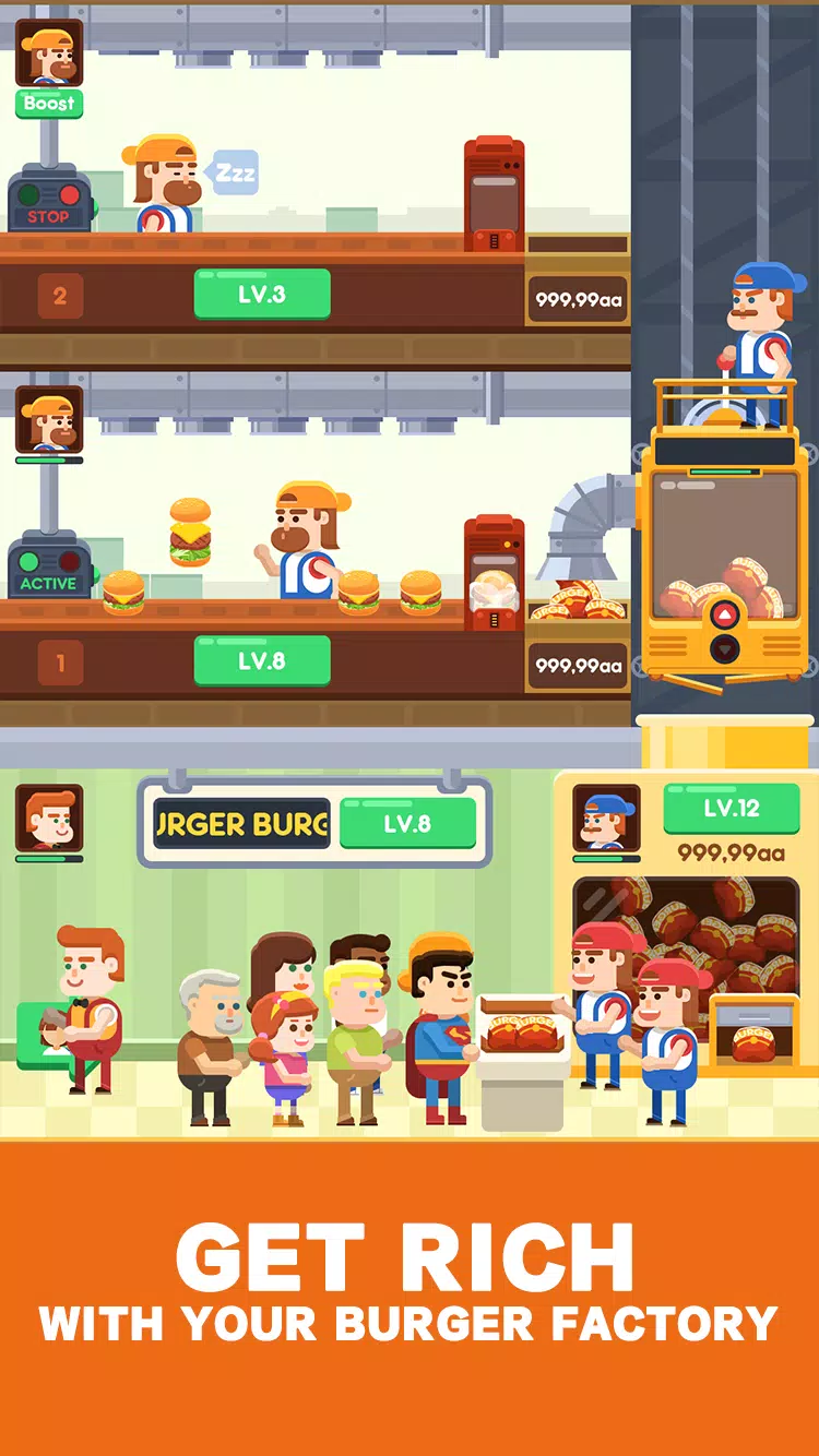 Download do APK de Idle Burger Factory para Android