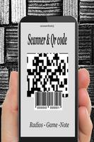 SCANNER- UND QR-CODE Plakat