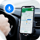 GPS : navigation et boussole icône