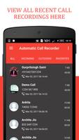 برنامه‌نما Automatic Call Recorder عکس از صفحه