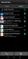 Hide All Files syot layar 1