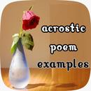 acrostic poem examples APK