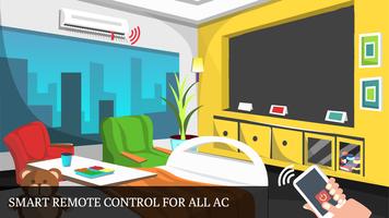 Smart Remote Control for all AC Affiche