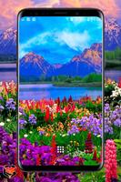 Долина цветов живые обои постер