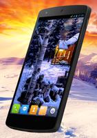 Winter Holiday Live Wallpaper ảnh chụp màn hình 1