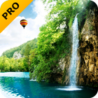 Forest Waterfall PRO Wallpaper 图标