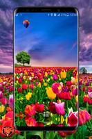 Poster Flower Fields Live Wallpaper