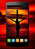 Jesus on the cross Pro پوسٹر