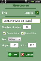 Golf ScoreCard Pro Affiche