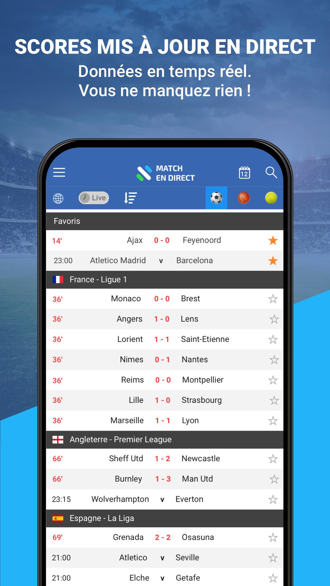 Score Live En Direct Score Live En Direct