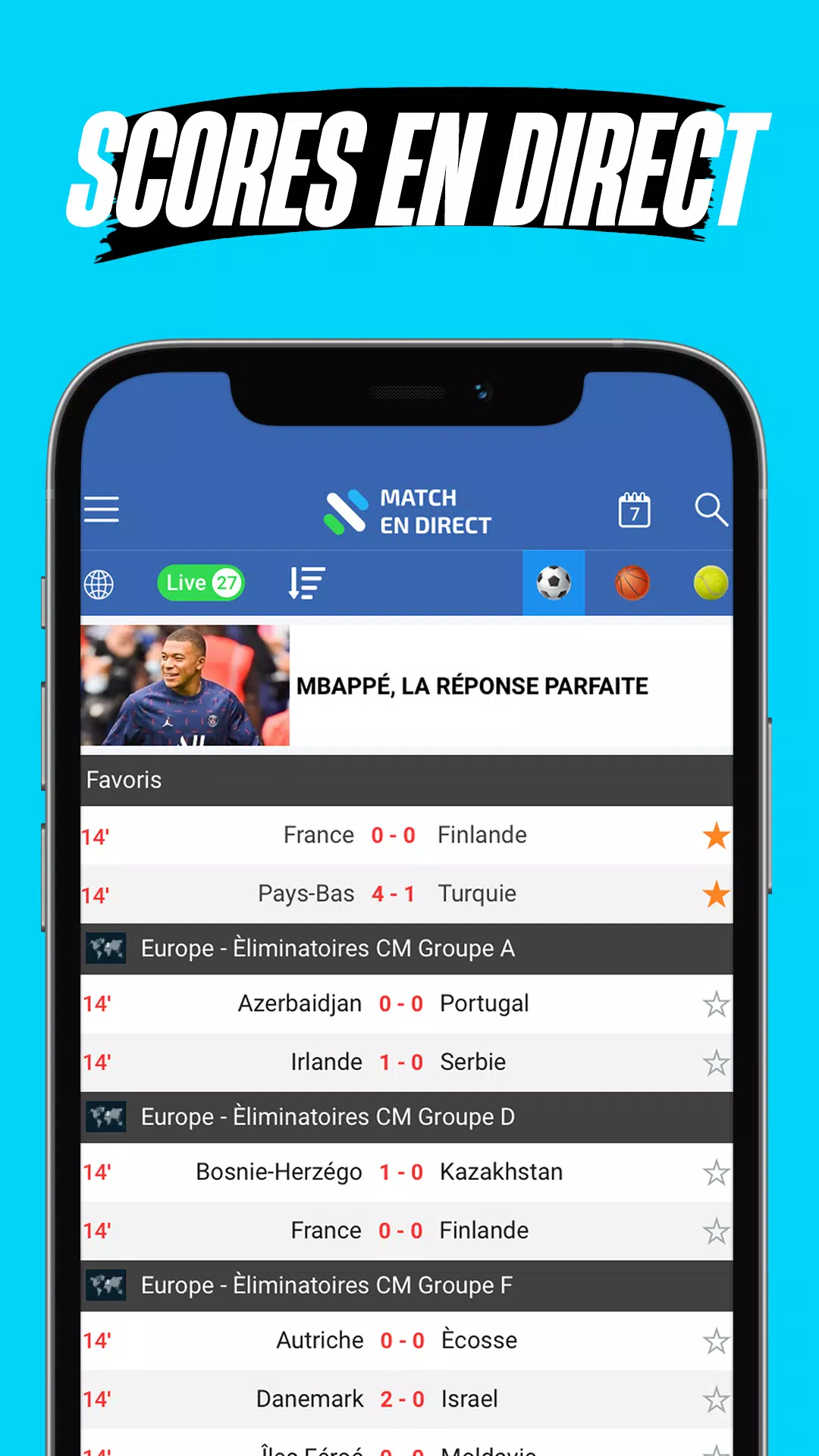 Match en Direct - Live Score APK for Android Download