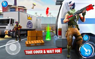 Modern Fortfight Battle Royale Action:Offline Game ảnh chụp màn hình 1