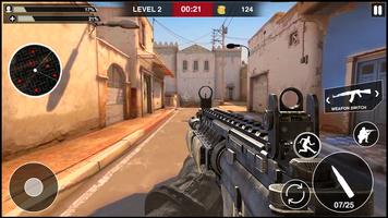 CS Strike GO: 銃撃 ゲーム 銃撃戦 戦争 戦闘 スクリーンショット 1