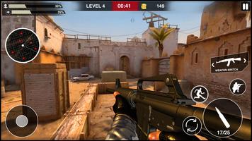 CS Strike GO: 銃撃 ゲーム 銃撃戦 戦争 戦闘 スクリーンショット 3