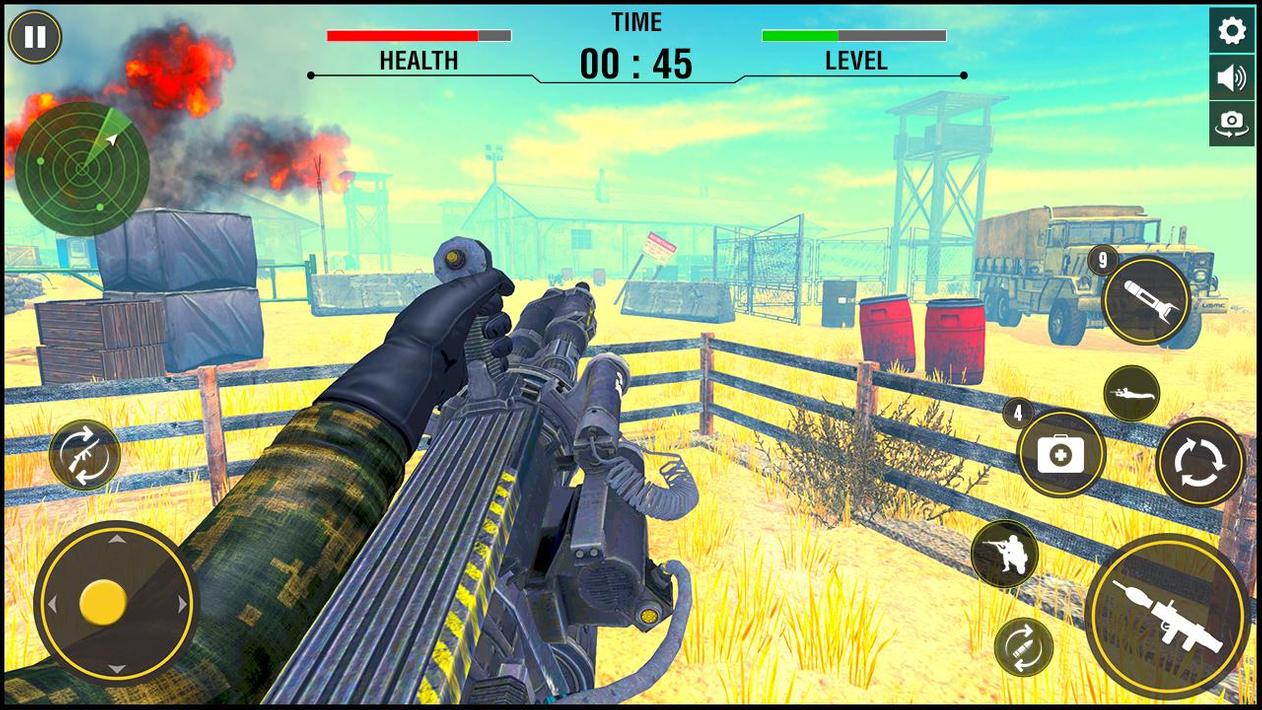 Jeux De Combat Avec Des Armes armes de guerre militaires- jeux armée pistolet pour Android