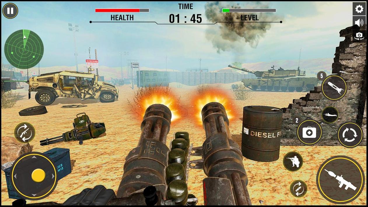 Jeux De Combat Avec Des Armes armes de guerre militaires- jeux armée pistolet pour Android