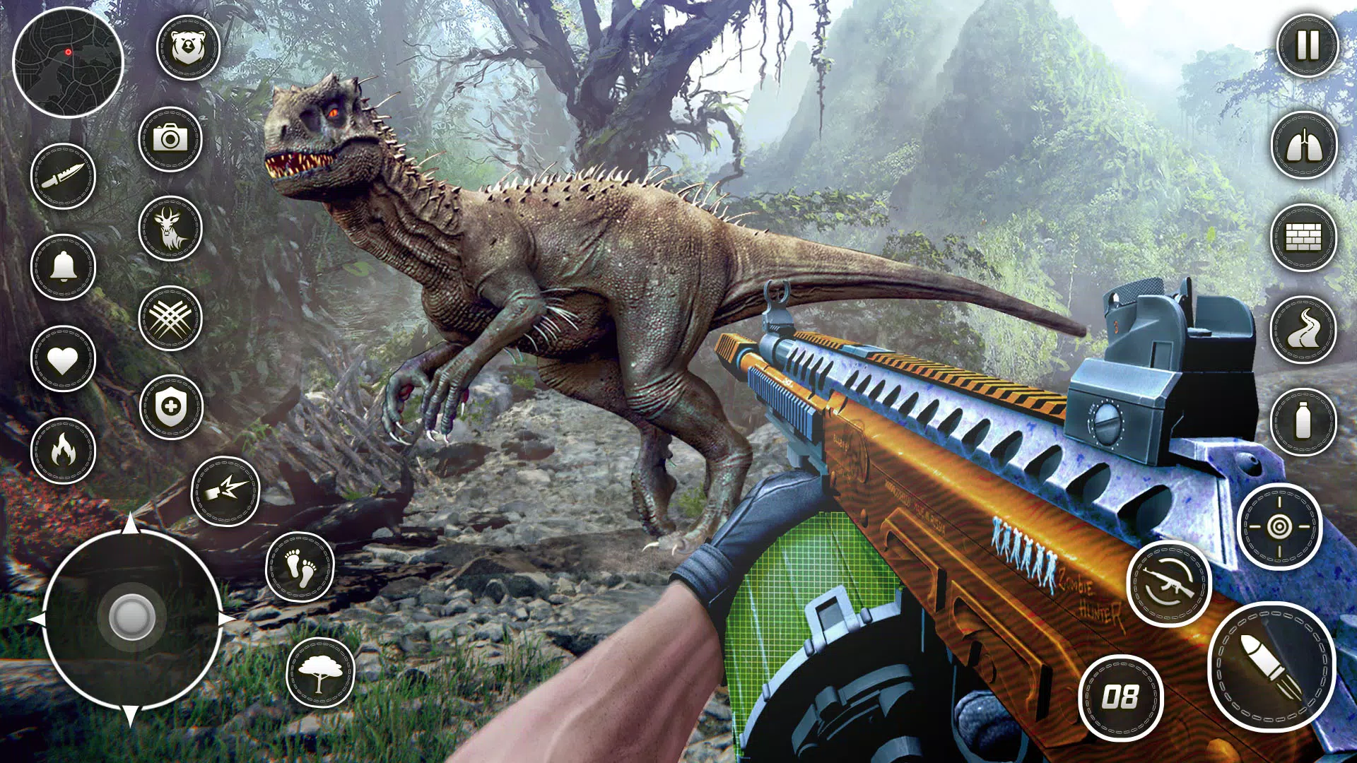 vingança mortal caçador de dinossauros fps jogo - Download do APK para  Android