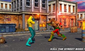 Street Fighting King Flash Hero Mafia War 海报